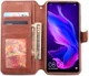 AZNS Huawei P30 Lite Portemonnee Stand Hoesje Bruin afbeelding 2