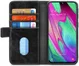 Mobilize Elite Gelly Wallet Samsung Galaxy A40 Hoesje Book Case Zwart afbeelding 1