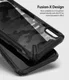 Ringke Fusion X Apple iPhone XR Hoesje Camo Zwart afbeelding 8
