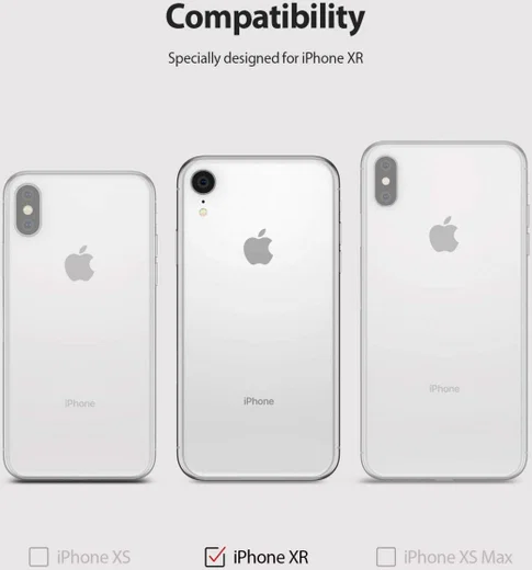 Ringke Fusion X Apple iPhone XR Hoesje Camo Zwart afbeelding 9