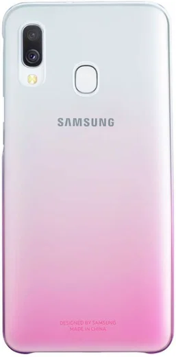 Origineel Samsung Galaxy A40 Hoesje Gradation Cover Roze afbeelding 1