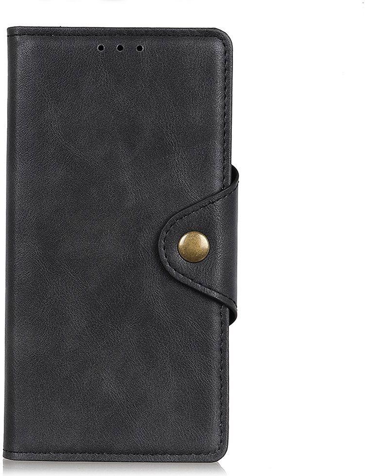 Samsung Galaxy A50 Book Case Hoesje Kunst Leer Wallet Zwart afbeelding 2