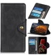 Samsung Galaxy A50 Book Case Hoesje Kunst Leer Wallet Zwart afbeelding 3