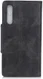 Samsung Galaxy A50 Book Case Hoesje Kunst Leer Wallet Zwart afbeelding 4