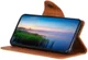 Samsung Galaxy A50 Book Case Hoesje Kunst Leer Wallet Bruin afbeelding 6