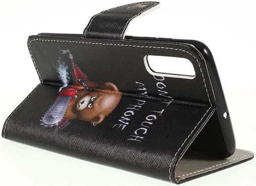 Samsung Galaxy A50 Book Case Hoesje Wallet Print Beer afbeelding 4