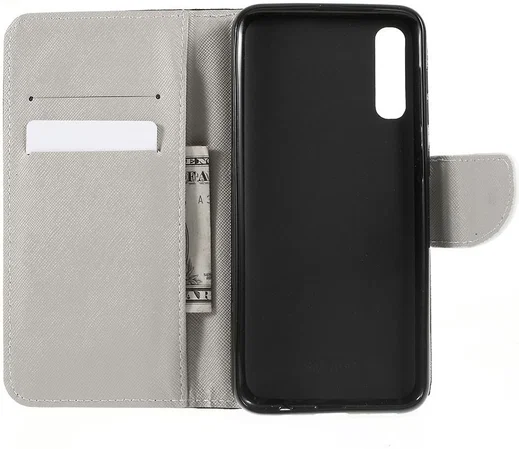 Samsung Galaxy A50 Book Case Hoesje Wallet Print Beer afbeelding 6