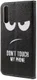 Samsung Galaxy A50 Book Case Hoesje Wallet Print Don't Touch My Phone afbeelding 2