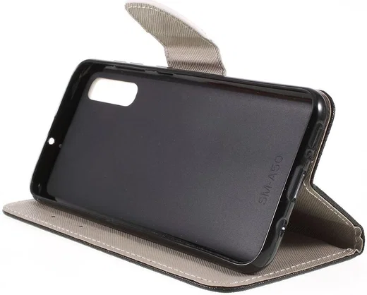 Samsung Galaxy A50 Book Case Hoesje Wallet Print Don't Touch My Phone afbeelding 4