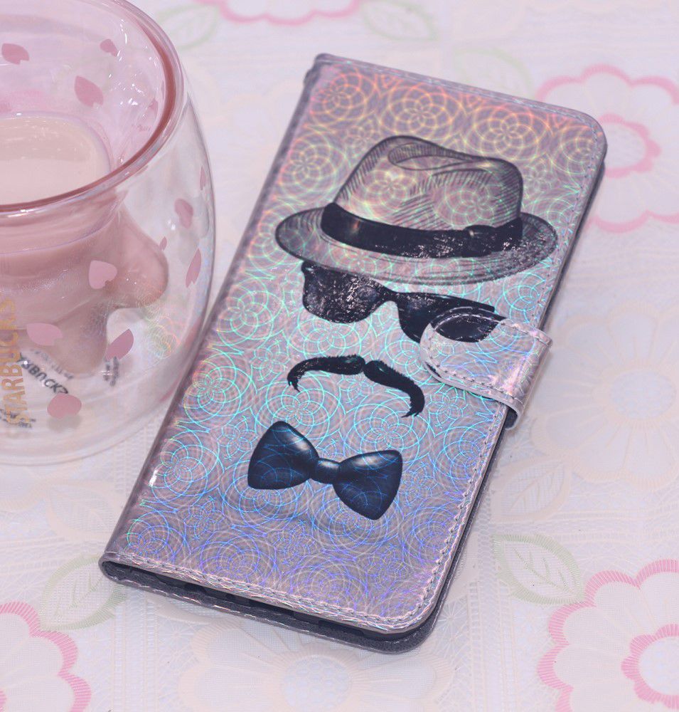 Samsung Galaxy A50 Book Case Hoesje Wallet met Print Gentleman afbeelding 6