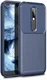 Nokia 4.2 Siliconen Carbon Hoesje Blauw afbeelding 1