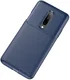 OnePlus 7 Pro Siliconen Carbon Hoesje Blauw afbeelding 4