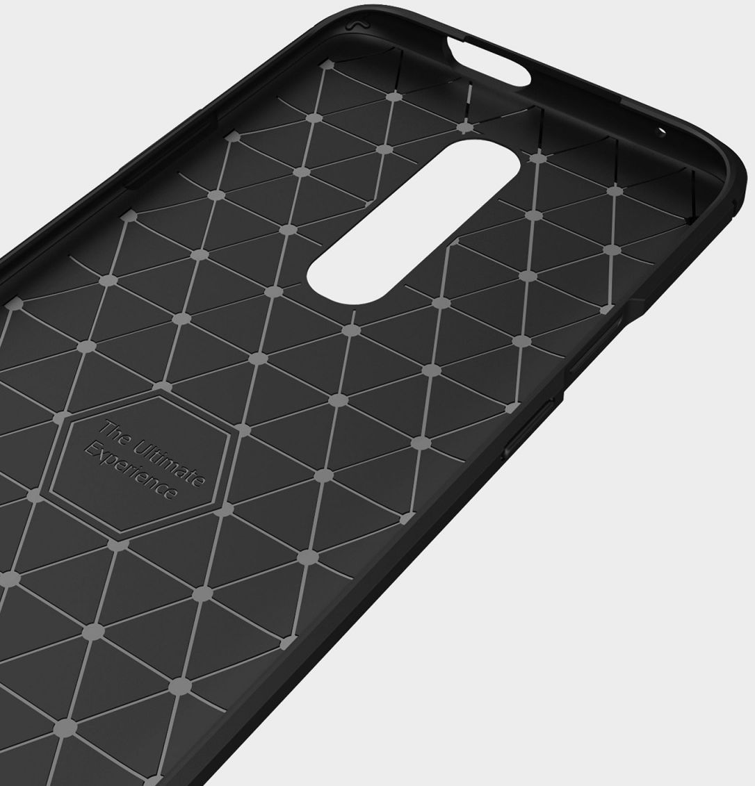 OnePlus 7 Pro Geborsteld TPU Hoesje Blauw afbeelding 8
