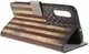Samsung Galaxy A50 Book case Hoesje Wallet Kunst Leer Amerikaanse Vlag afbeelding 4