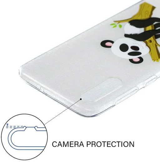 Samsung Galaxy A50 Hoesje TPU met Print Panda afbeelding 4