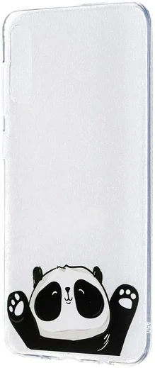 Samsung Galaxy A50 Hoesje TPU met Cute Panda Print afbeelding 1