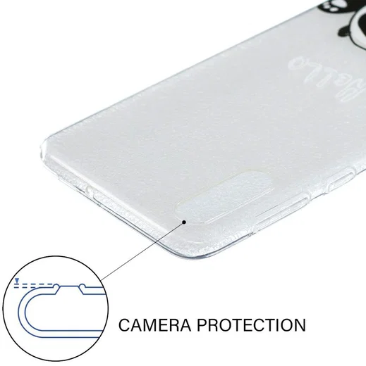 Samsung Galaxy A50 Hoesje TPU met Cute Panda Print afbeelding 4