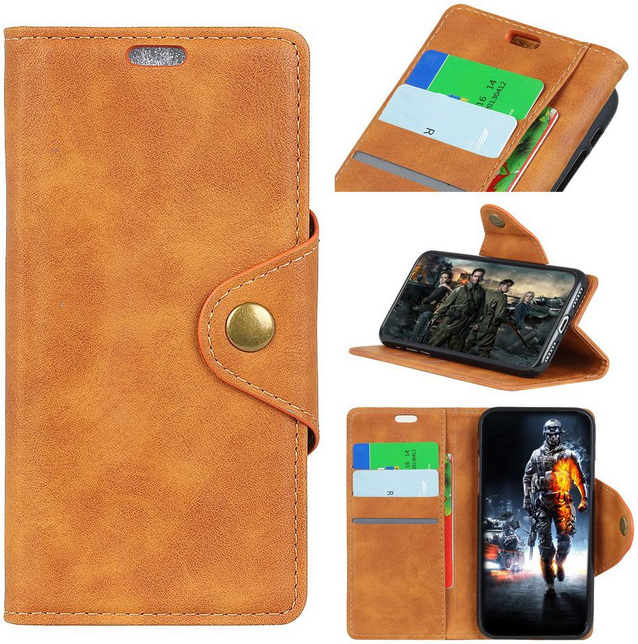 Huawei P30 Pro Portemonnee Stand Hoesje Bruin afbeelding 8