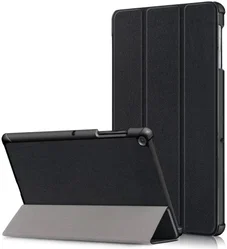 Samsung Galaxy Tab S5e Hoes Tri-Fold Zwart afbeelding