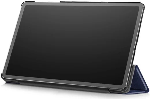 Samsung Galaxy Tab S5e Hoes Tri-Fold Donker Blauw afbeelding 10