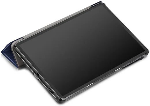 Samsung Galaxy Tab S5e Hoes Tri-Fold Donker Blauw afbeelding 11