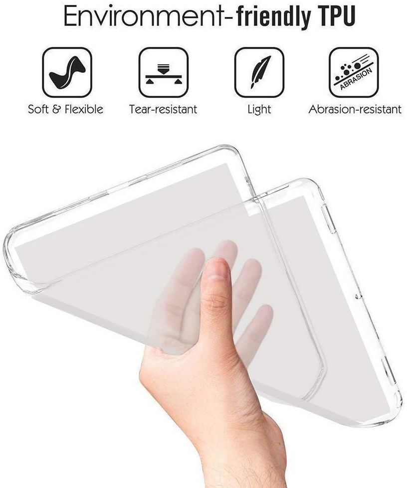 Samsung Galaxy Tab S5e TPU Hoes Transparant afbeelding 3