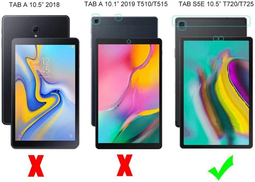 Samsung Galaxy Tab S5e TPU Hoes Transparant afbeelding 5