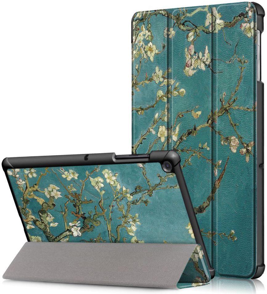 Samsung Galaxy Tab S5e Hoes Tri-Fold met Wintersweet Print afbeelding 1