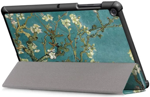 Samsung Galaxy Tab S5e Hoes Tri-Fold met Wintersweet Print afbeelding 2