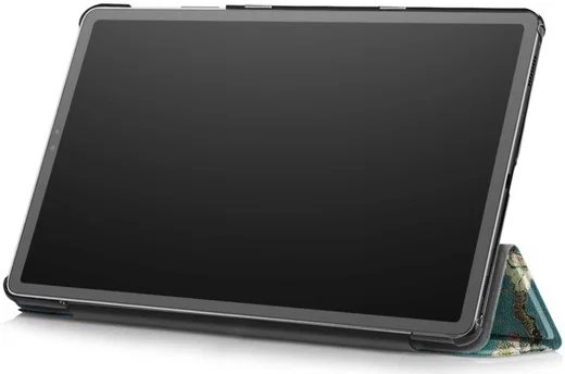 Samsung Galaxy Tab S5e Hoes Tri-Fold met Wintersweet Print afbeelding 3
