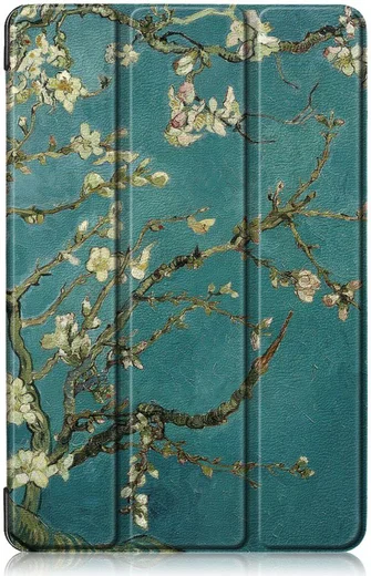 Samsung Galaxy Tab S5e Hoes Tri-Fold met Wintersweet Print afbeelding 8