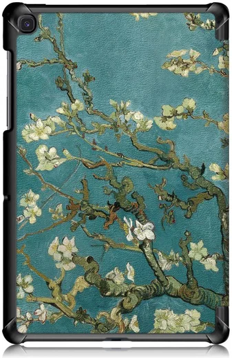 Samsung Galaxy Tab S5e Hoes Tri-Fold met Wintersweet Print afbeelding 9
