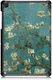 Samsung Galaxy Tab S5e Hoes Tri-Fold met Wintersweet Print afbeelding 9