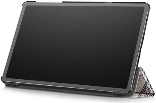 Samsung Galaxy Tab S5e Tri-Fold Hoes met Eiffeltoren Print afbeelding 3