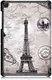 Samsung Galaxy Tab S5e Tri-Fold Hoes met Eiffeltoren Print afbeelding 7