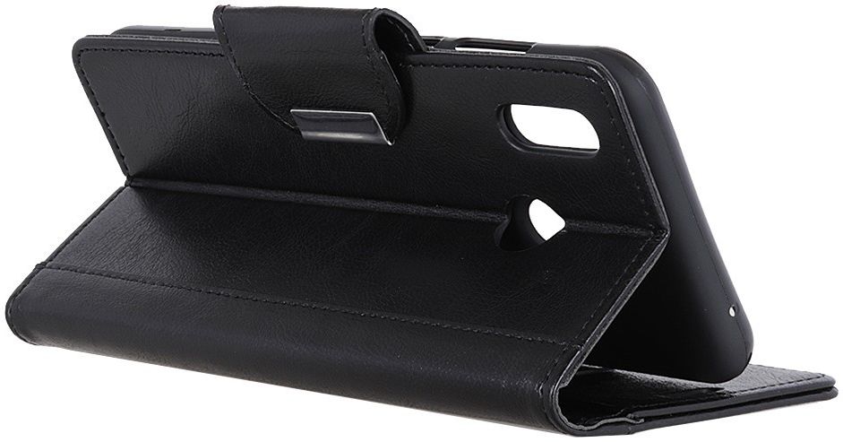 Samsung Galaxy A40 Portemonnee Stand Hoesje Zwart afbeelding 5