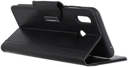 Samsung Galaxy A40 Portemonnee Stand Hoesje Zwart afbeelding 5