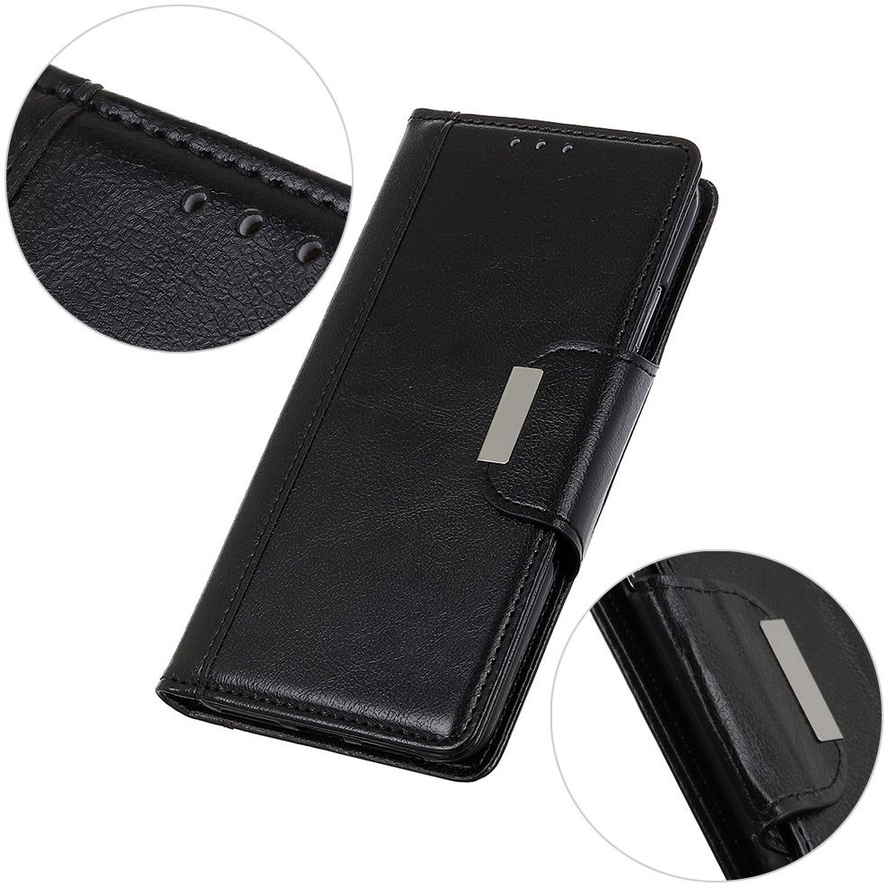 Samsung Galaxy A40 Portemonnee Stand Hoesje Zwart afbeelding 6