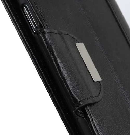 Samsung Galaxy A40 Portemonnee Stand Hoesje Zwart afbeelding 9