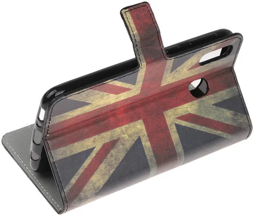 Samsung Galaxy A40 Portemonnee Hoesje met Print Britse Vlag afbeelding 3