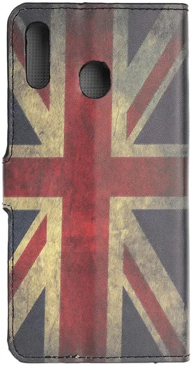 Samsung Galaxy A40 Portemonnee Hoesje met Print Britse Vlag afbeelding 5