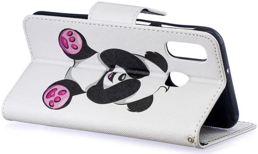 Samsung Galaxy A40 Portemonnee Print Hoesje Panda afbeelding 5