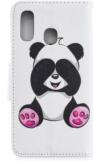Samsung Galaxy A40 Portemonnee Print Hoesje Panda afbeelding 9