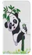 Samsung Galaxy A40 Portemonnee Print Hoesje Lovely Panda afbeelding 1