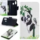 Samsung Galaxy A40 Portemonnee Print Hoesje Lovely Panda afbeelding 10