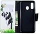 Samsung Galaxy A40 Portemonnee Print Hoesje Lovely Panda afbeelding 2