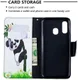 Samsung Galaxy A40 Portemonnee Print Hoesje Lovely Panda afbeelding 3