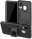 Samsung Galaxy A40 Robuust Hybride Hoesje Zwart afbeelding 1