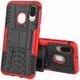 Samsung Galaxy A40 Robuust Hybride Hoesje Rood afbeelding 3
