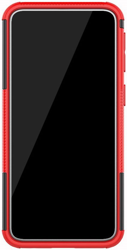 Samsung Galaxy A40 Robuust Hybride Hoesje Rood afbeelding 7